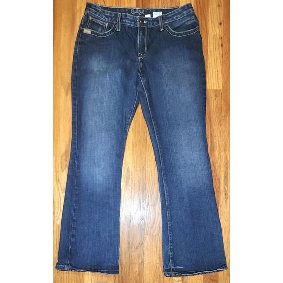 Cruel Girl Boot Cut Riding Jeans Dark Wash Size 9 Regular - Picture 1 of 10